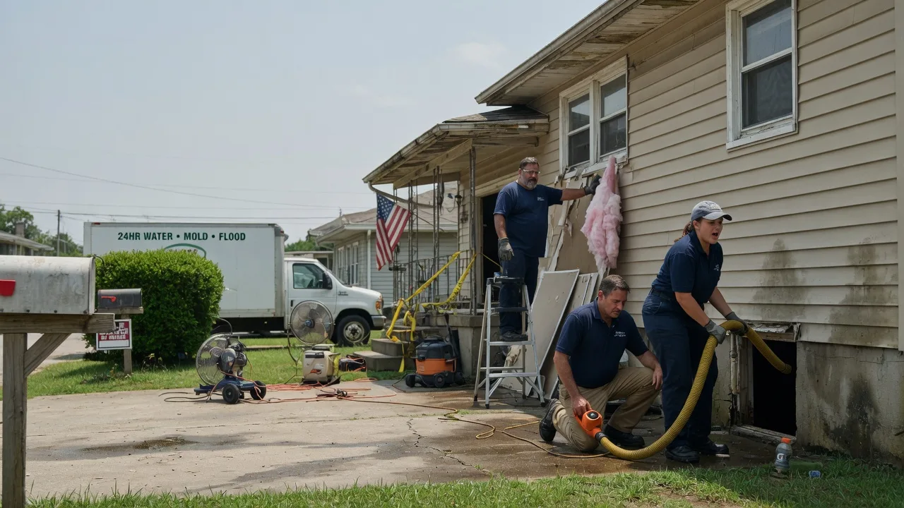 Water Damage Repair in Dibble, OK near me
